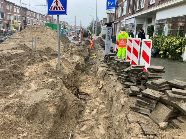 TSB werk in uitvoering in Dordrecht